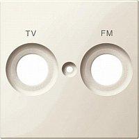 Лицевая панель Schneider Electric Merten System M для 2-м. розетки TV+R бежевый